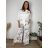 Elegant trousers with belt for women (S/M/L ONE SIZE) ITALIAN FASHION IM425057 50/52/54 white