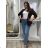 Women's long sleeve jacket (S/M ONE SIZE) ITALIAN FASHION IMPDY23MDUE991838  green pea