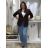 Women's long sleeve jacket (S/M ONE SIZE) ITALIAN FASHION IMPDY23MDUE991838  green pea