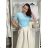Women's Elegant Oversize Long Sweatpants (S/M/L ONE SIZE) ITALIAN FASHION IMD26045/DUR S / M / L beige