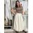 Women's Elegant Oversize Long Sweatpants (S/M/L ONE SIZE) ITALIAN FASHION IMD26045/DUR S / M / L beige