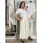 Women's Elegant Oversize Long Sweatpants (S/M/L ONE SIZE) ITALIAN FASHION IMD26045/DUR S / M / L beige