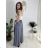 Elegant trousers with belt for women, oversized (44/46/48 ONE SIZE) ITALIAN FASHION IM425557