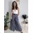 Elegant trousers with belt for women, oversized (44/46/48 ONE SIZE) ITALIAN FASHION IM425557