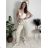 Women's Elegant Oversize Long Sweatpants (S/M/L ONE SIZE) ITALIAN FASHION IMD23634