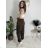 Women's Elegant Oversize Long Sweatpants (S/M/L ONE SIZE) ITALIAN FASHION IMD23634