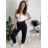Women's Elegant Oversize Long Sweatpants (S/M/L ONE SIZE) ITALIAN FASHION IMD23634