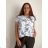 Women's Oversized Knitted Long Sleeve Sweater (S/M ONE SIZE) ITALIAN FASHION IMSN2416125 44/46/48 white