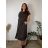 Summer dress oval short sleeve women's oversized (50/52/54 ONE SIZE) ITALIAN FASHION IM425011