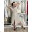 Elegant trousers with belt for women (S/M/L ONE SIZE) ITALIAN FASHION IM425057