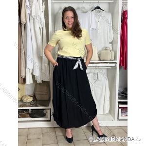 Elegant trousers with belt for women (S/M/L ONE SIZE) ITALIAN FASHION IM425057
