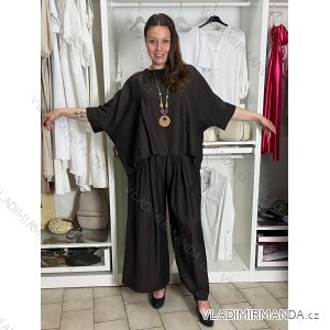 Elegant trousers with belt for women (S/M/L ONE SIZE) ITALIAN FASHION IM425057