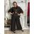 Elegant trousers with belt for women (S/M/L ONE SIZE) ITALIAN FASHION IM425057