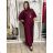 Elegant trousers with belt for women (S/M/L ONE SIZE) ITALIAN FASHION IM425057