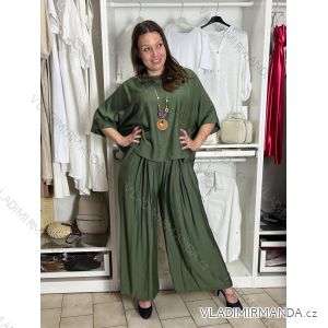 Elegant trousers with belt for women (S/M/L ONE SIZE) ITALIAN FASHION IM425057