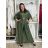 Elegant trousers with belt for women (S/M/L ONE SIZE) ITALIAN FASHION IM425057 S / M / L wine