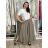 Women's Oversized Knitted Long Sleeve Sweater (S/M ONE SIZE) ITALIAN FASHION IMSN2416125 S / M / L Brown