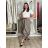 Women's Oversized Knitted Long Sleeve Sweater (S/M ONE SIZE) ITALIAN FASHION IMSN2416125 S / M / L Brown