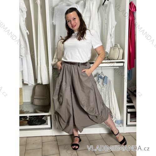 Women's Oversized Knitted Long Sleeve Sweater (S/M ONE SIZE) ITALIAN FASHION IMSN2416125 S / M / L Brown