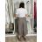 Women's Oversized Knitted Long Sleeve Sweater (S/M ONE SIZE) ITALIAN FASHION IMSN2416125 S / M / L Brown