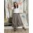 Women's Oversized Knitted Long Sleeve Sweater (S/M ONE SIZE) ITALIAN FASHION IMSN2416125 S / M / L Brown
