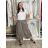 Women's Oversized Knitted Long Sleeve Sweater (S/M ONE SIZE) ITALIAN FASHION IMSN2416125