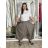 Women's Oversized Knitted Long Sleeve Sweater (S/M ONE SIZE) ITALIAN FASHION IMSN2416125 S / M / L Brown