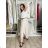 Women's Oversized Knitted Long Sleeve Sweater (S/M ONE SIZE) ITALIAN FASHION IMSN2416125 S / M / L beige