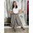 Women's Oversized Knitted Long Sleeve Sweater (S/M ONE SIZE) ITALIAN FASHION IMSN2416125 S / M / L Brown
