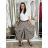 Women's Oversized Knitted Long Sleeve Sweater (S/M ONE SIZE) ITALIAN FASHION IMSN2416125 S / M / L Brown