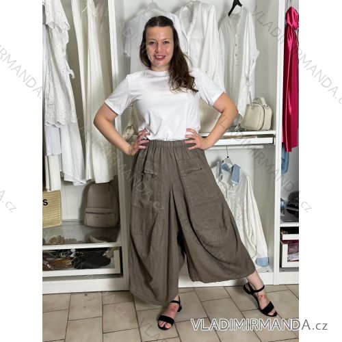 Women's Oversized Knitted Long Sleeve Sweater (S/M ONE SIZE) ITALIAN FASHION IMSN2416125 S / M / L Brown