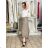 Women's Oversized Knitted Long Sleeve Sweater (S/M ONE SIZE) ITALIAN FASHION IMSN2416125 S / M / L Brown