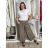 Women's Oversized Knitted Long Sleeve Sweater (S/M ONE SIZE) ITALIAN FASHION IMSN2416125 S / M / L Brown