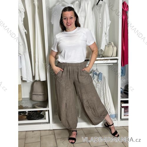 Women's Oversized Knitted Long Sleeve Sweater (S/M ONE SIZE) ITALIAN FASHION IMSN2416125 S / M / L Brown