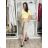 Women's summer stretch shorts (S/M/L) ITALIAN FASHION IMS24006 M/L/XL beige