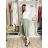 Elegant trousers with belt for women (S/M/L ONE SIZE) ITALIAN FASHION IM425057 S / M / L black