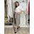 Elegant trousers with belt for women (S/M/L ONE SIZE) ITALIAN FASHION IM425057 S / M / L black