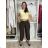 Elegant trousers with belt for women (S/M/L ONE SIZE) ITALIAN FASHION IM425057
