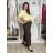 Elegant trousers with belt for women (S/M/L ONE SIZE) ITALIAN FASHION IM425057