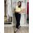 Elegant trousers with belt for women (S/M/L ONE SIZE) ITALIAN FASHION IM425057
