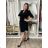 Women's Oversized Knitted Long Sleeve Sweater (S/M ONE SIZE) ITALIAN FASHION IMSN2416125 S / M / L white
