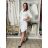 Women's Oversized Knitted Long Sleeve Sweater (S/M ONE SIZE) ITALIAN FASHION IMSN2416125 S / M / L white