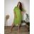 Women's Elegant Belt Long Sleeve Dress (S/M ONE SIZE) ITALIAN FASHION IMM23UN6139  red Brick