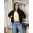 Women's Long Sleeve Jacket (S/M ONE SIZE) ITALIAN FASHION IMWB232761 S / M / L white