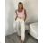 Elegant trousers with belt for women (S/M/L ONE SIZE) ITALIAN FASHION IM425057