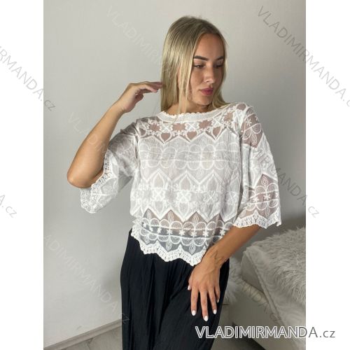 Short Sleeve Shirt Dress women (uni L-2XL) ITALIAN MODA IMS20002