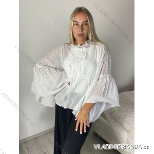 Short Sleeve Shirt Dress women (uni L-2XL) ITALIAN MODA IMS20002
