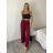 Women's Summer Long Pants (S/M/L/XL ONE SIZE) ITALIAN FASHION IMD24004/DR