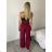 Women's Summer Long Pants (S/M/L/XL ONE SIZE) ITALIAN FASHION IMD24004/DR