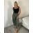 Elegant trousers with belt for women (S/M/L ONE SIZE) ITALIAN FASHION IM425057